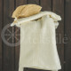 Bamboo fibre terry bath towel cream